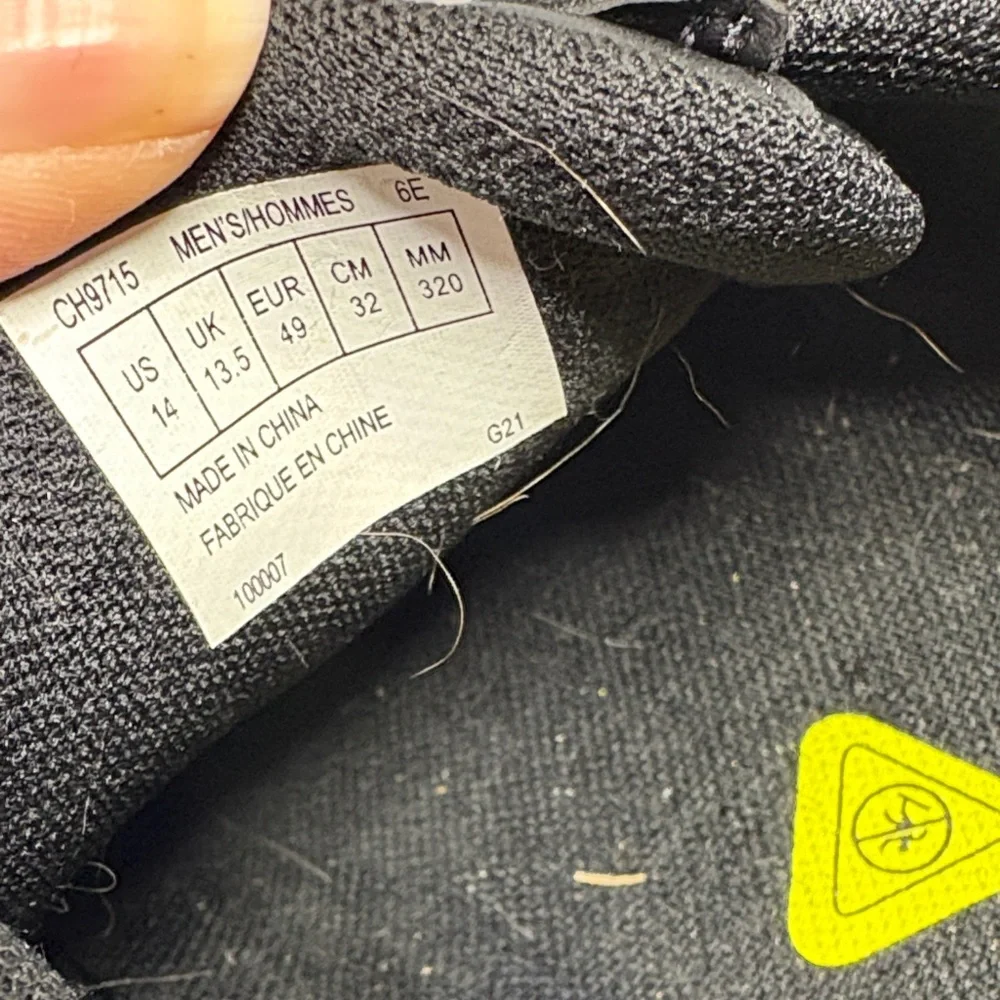 Size 14‎ Dunham work Men's Black Leather Shoes. Fc5